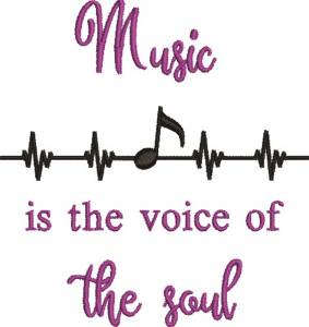 Picture of Voice Of The Soul Machine Embroidery Design