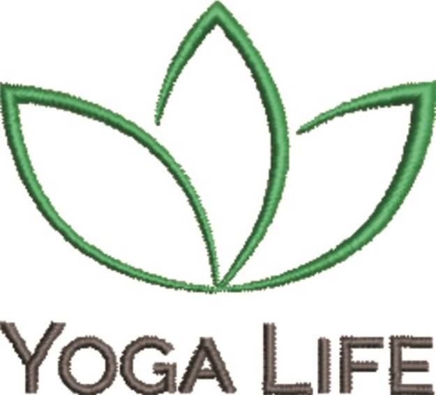 Picture of Yoga Life 3 Small Machine Embroidery Design