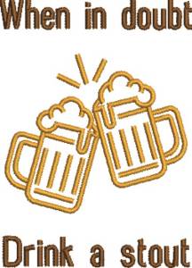 Picture of Drink A Stout Machine Embroidery Design