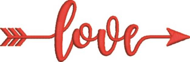 Picture of Arrow Of Love Machine Embroidery Design