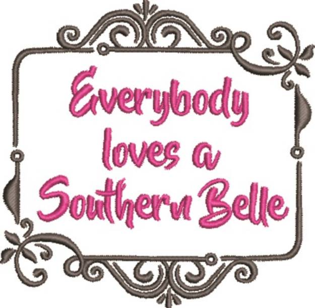 Picture of Love A Southern Belle Machine Embroidery Design