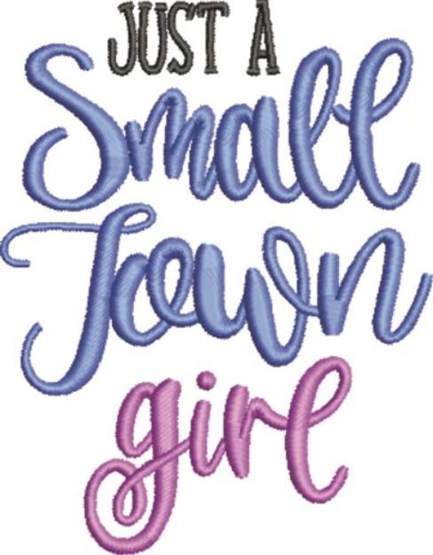 Picture of Small Town Girl Machine Embroidery Design