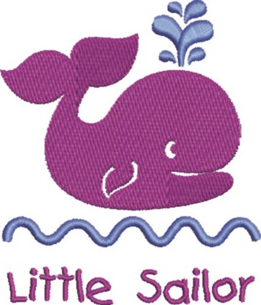 Picture of Little Sailor Machine Embroidery Design