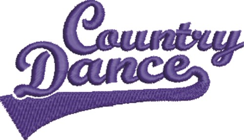 Country Dance Machine Embroidery Design
