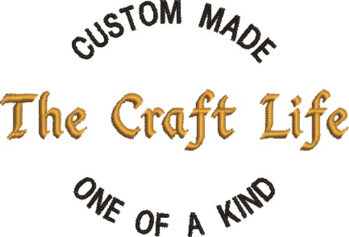 The Craft Life Machine Embroidery Design
