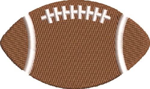 Small Football Machine Embroidery Design