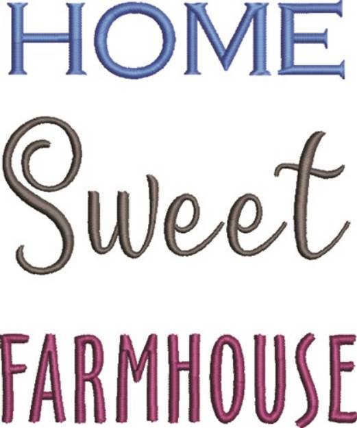 Picture of Home Sweet Farmhouse Machine Embroidery Design