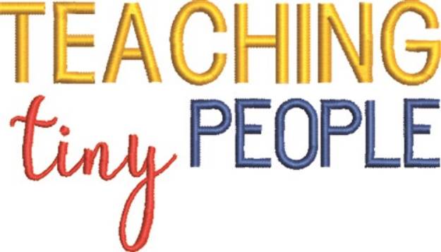 Picture of Teaching Tiny People Machine Embroidery Design