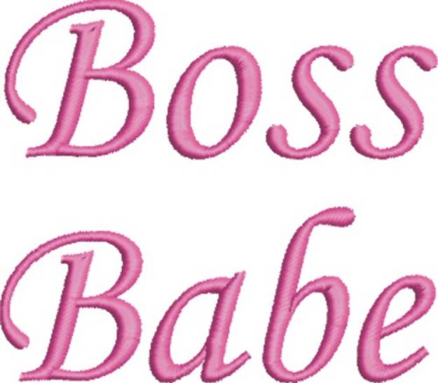 Picture of Boss Babe Machine Embroidery Design