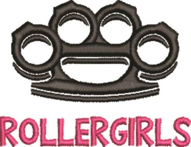Picture of Rollergirls Machine Embroidery Design