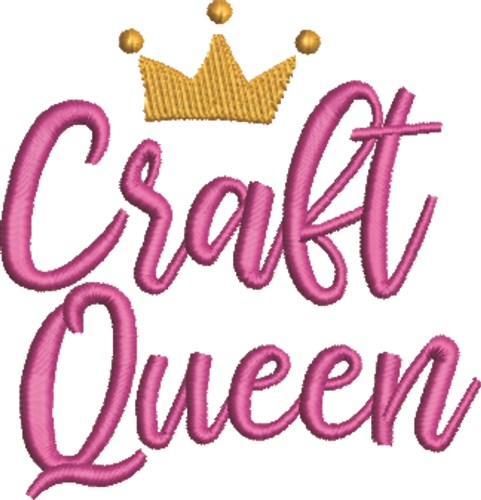 Craft Queen Machine Embroidery Design