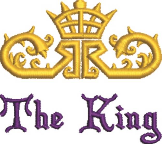 Picture of The King Machine Embroidery Design