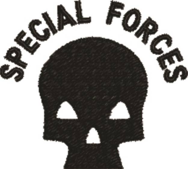 Picture of Special Forces Machine Embroidery Design