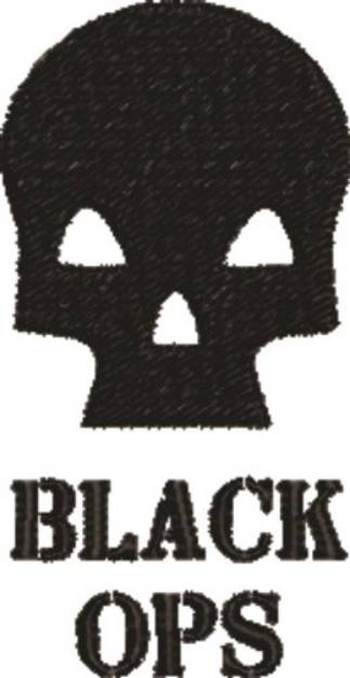 Picture of Black Ops Machine Embroidery Design