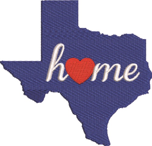 Texas Home Machine Embroidery Design