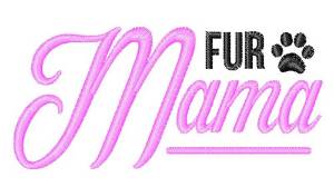 Picture of Fur Mama Machine Embroidery Design