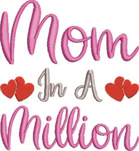 Picture of Million Mom Machine Embroidery Design