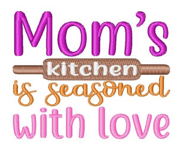 Picture of Moms Kitchen Machine Embroidery Design