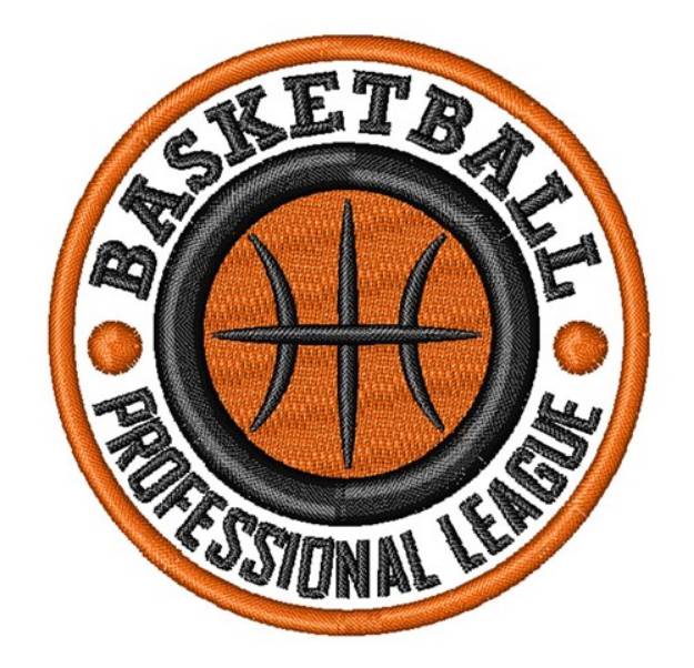 Picture of Basketball League Machine Embroidery Design