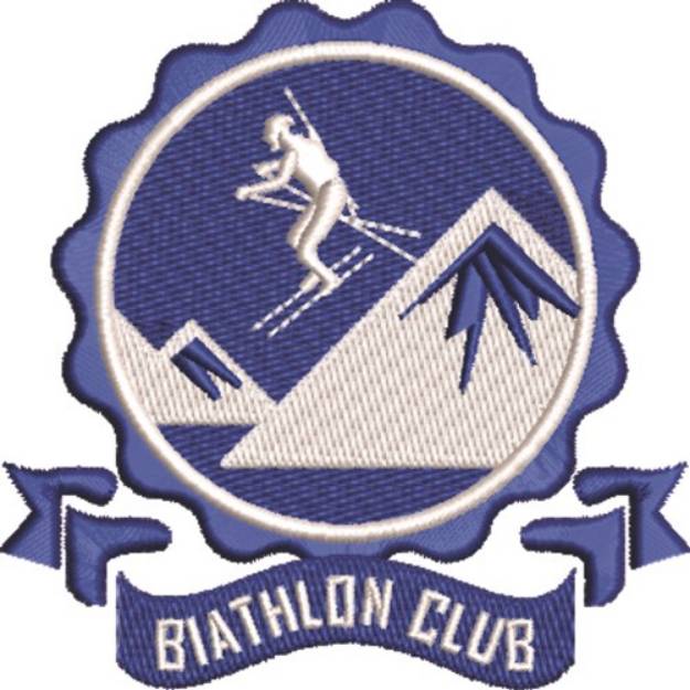 Picture of Biathlon Club Machine Embroidery Design