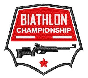 Picture of Biathlon Championship Machine Embroidery Design