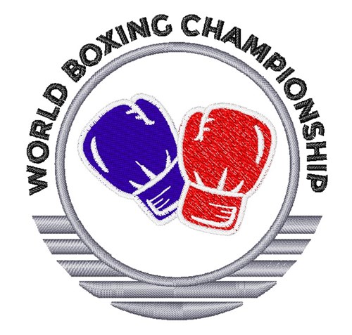 World Boxing Championship Machine Embroidery Design