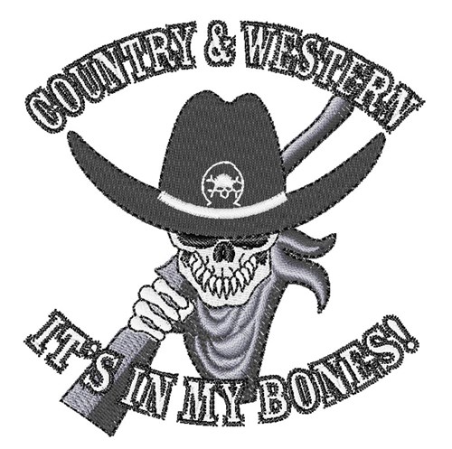 Country & Western Machine Embroidery Design