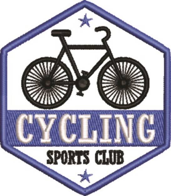 Picture of Cycling Sports Club Machine Embroidery Design