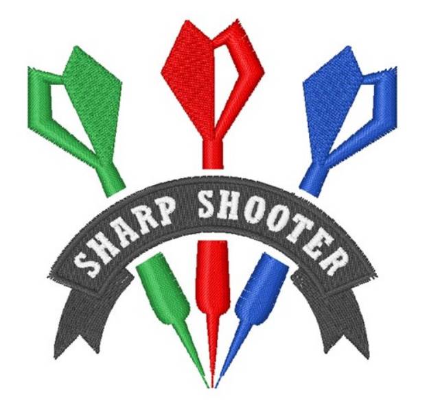 Picture of Sharp Shooter Machine Embroidery Design