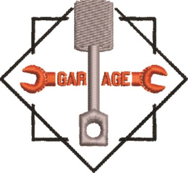 Picture of Garage Machine Embroidery Design