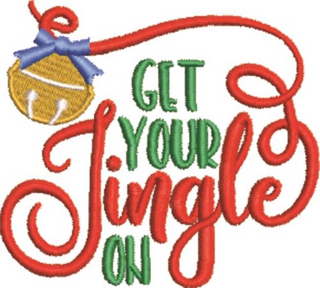 Picture of Get Jingle On Machine Embroidery Design