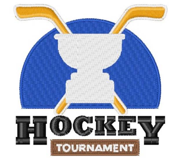 Picture of Hockey Tournament Machine Embroidery Design