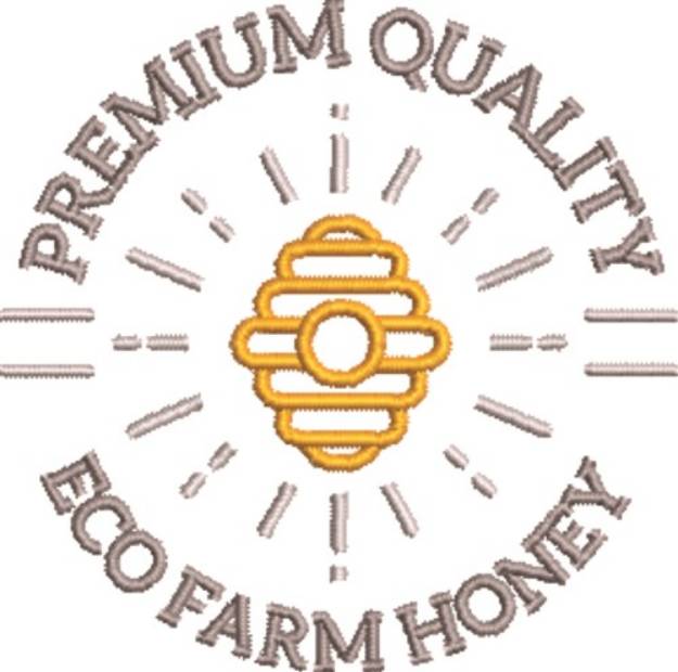 Picture of Eco Farm Honey Machine Embroidery Design