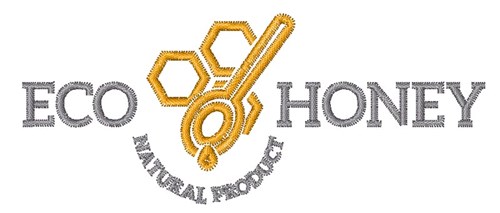 Eco Honey Machine Embroidery Design
