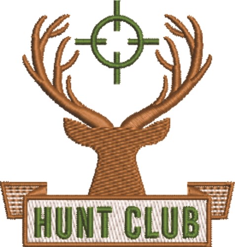 Hunt Club Machine Embroidery Design