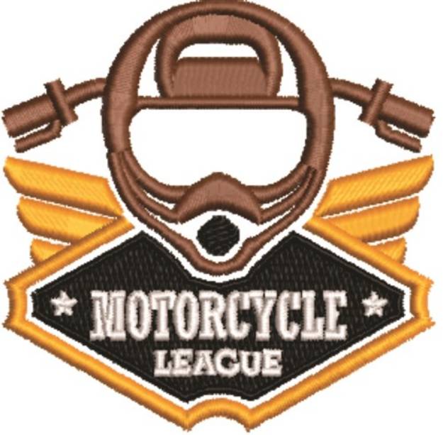 Picture of Motorcycle League Machine Embroidery Design