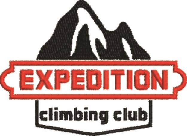 Picture of Climbing Club Machine Embroidery Design