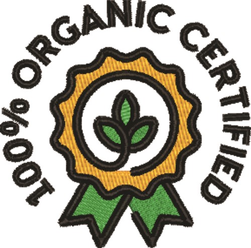 100% Organic Machine Embroidery Design