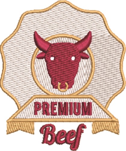 Premium Beef Machine Embroidery Design