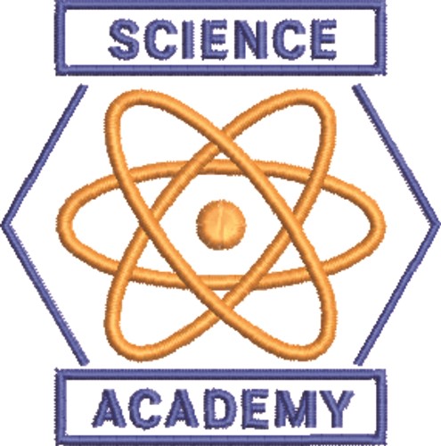 Science Academy Machine Embroidery Design