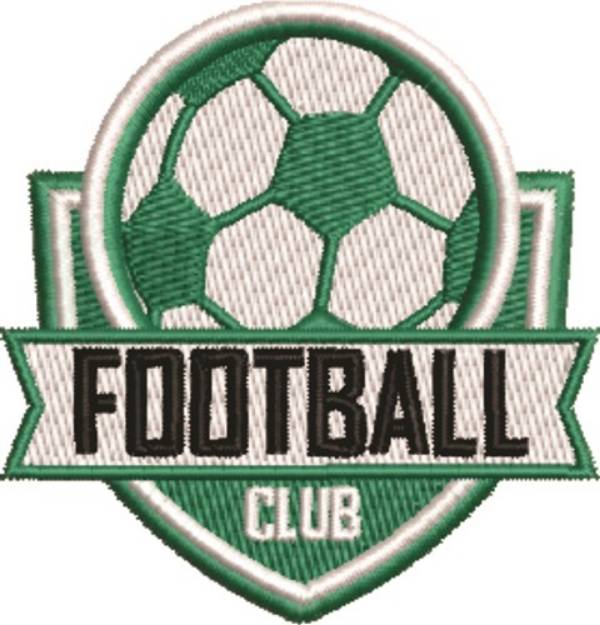 Picture of Football Club Machine Embroidery Design