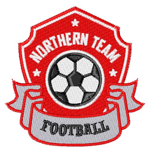 Football Northern Team Machine Embroidery Design