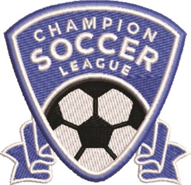 Picture of Champion Soccer League Machine Embroidery Design