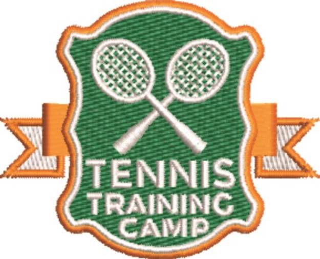Picture of Tennis Training Camp Machine Embroidery Design
