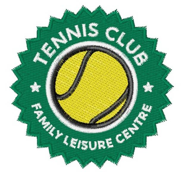 Picture of Tennis Club Machine Embroidery Design