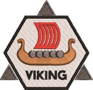 Picture of Viking Logo Machine Embroidery Design
