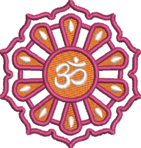Namaste Logo Machine Embroidery Design