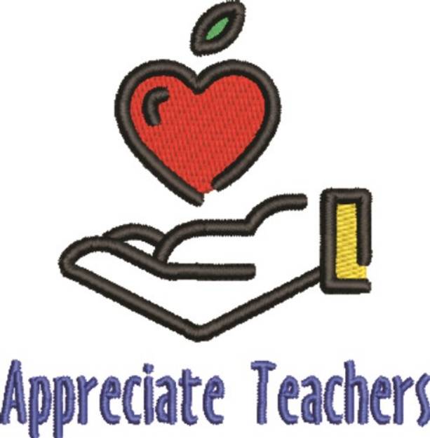 Picture of Appreciate Teachers Machine Embroidery Design