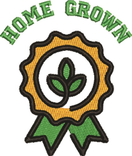 Home Grown Award Machine Embroidery Design