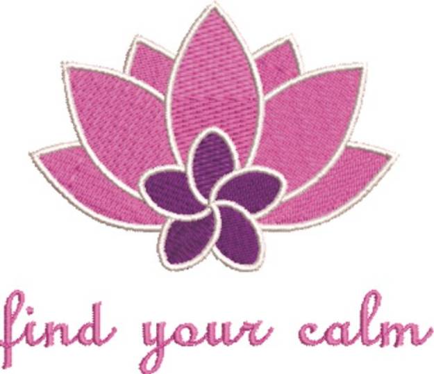 Picture of Find Your Calm Machine Embroidery Design